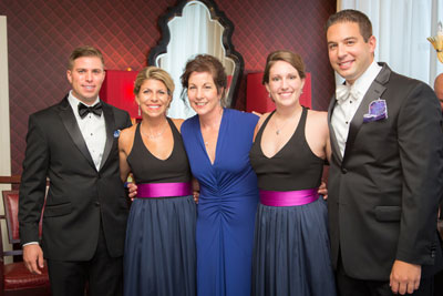 Grooms with guests