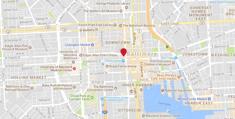 Kimpton Hotel Monaco Baltimore Google Map